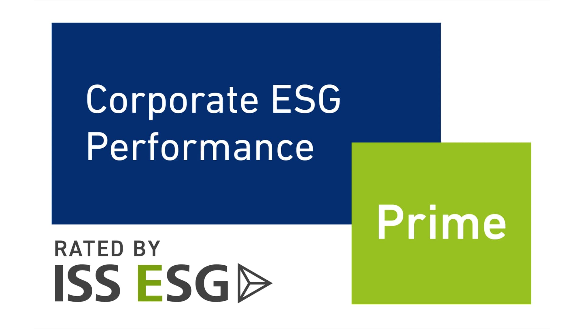 ESG Corporate Rating Prime Badge