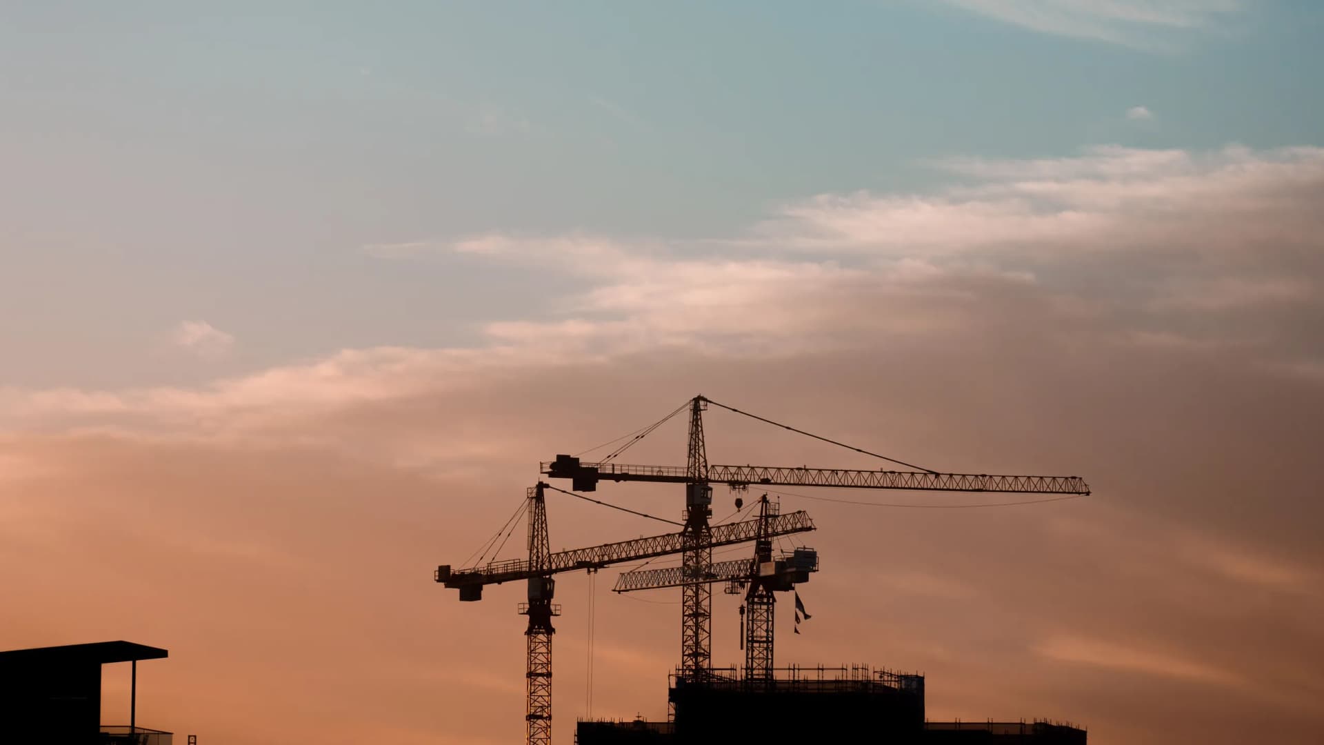 Kran als Symboldbild für die Kommunalfinanzierung mit der Bank Burgenland