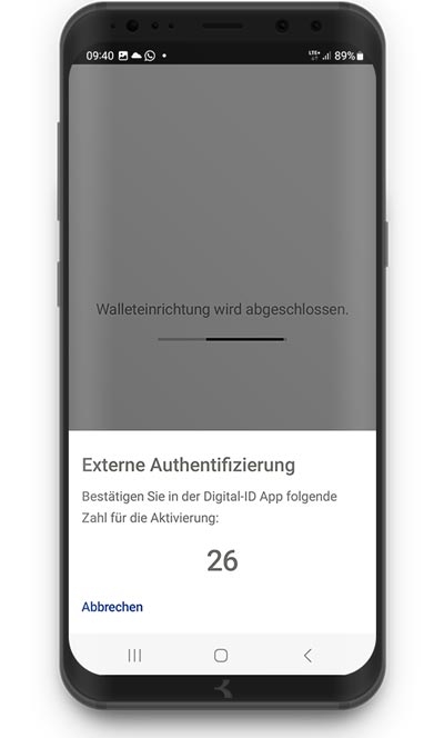 Android Wallet Pay 2 (1/2) ©Bank Burgenland