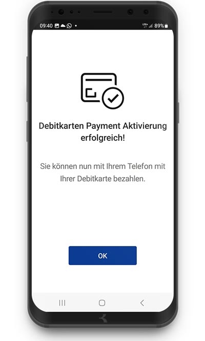 Android Wallet Pay 9 (2/6) ©Bank Burgenland