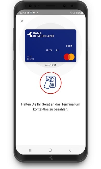 Android Wallet Pay 12 (3/3) ©Bank Burgenland