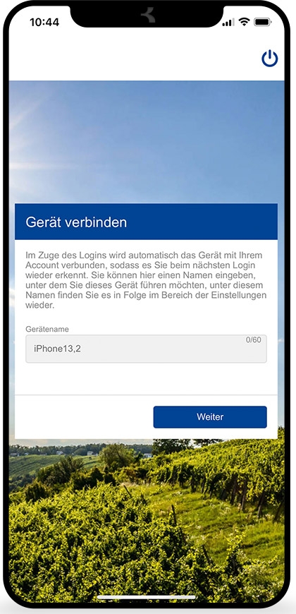 Digital ID App: Kurzanleitung Screen 05 ©Bank Burgenland