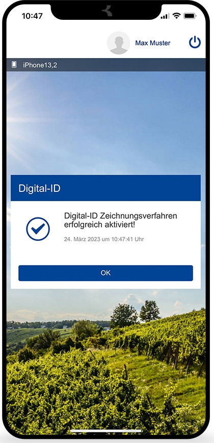 Digital ID App: Kurzanleitung Screen 11 ©Bank Burgenland